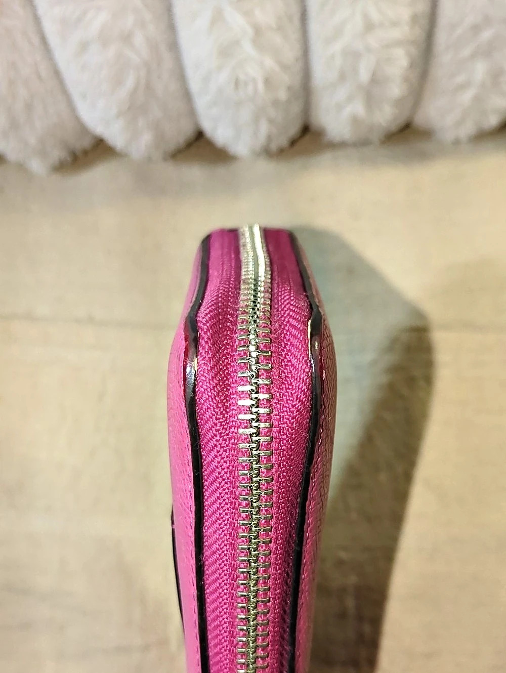 Coach Accordion Zip Wallet in Pink NOW ONLY $35 - Picture 10 of 12